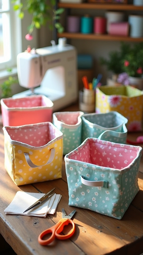 Fabric Stash Bins