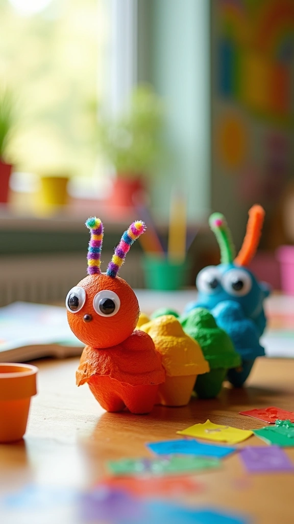 Egg Carton Caterpillar