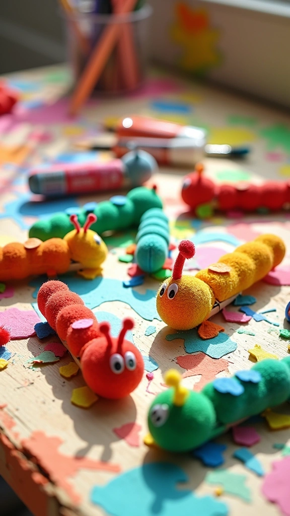 Clothespin Caterpillars