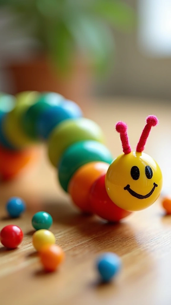 Bead Caterpillar Craft