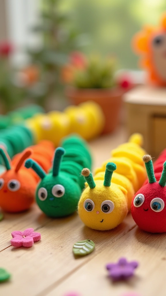 Caterpillar Finger Puppet