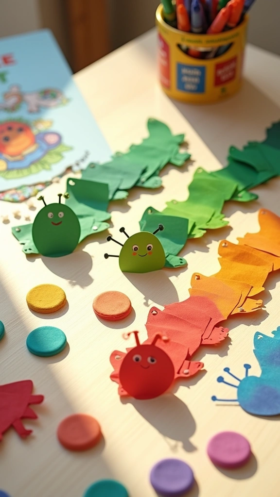 Caterpillar Color Matching Game