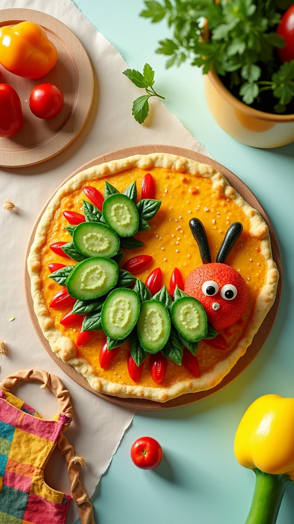 Caterpillar Pizza! 🍕