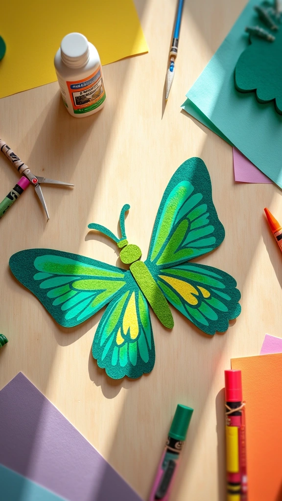 Butterfly Life Cycle Caterpillar Craft