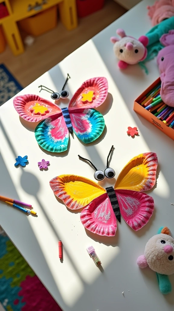 Paper Plate Butterflies