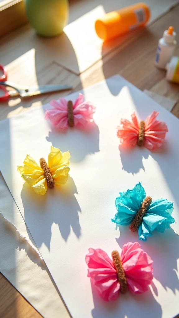 Tissue Paper Butterflies