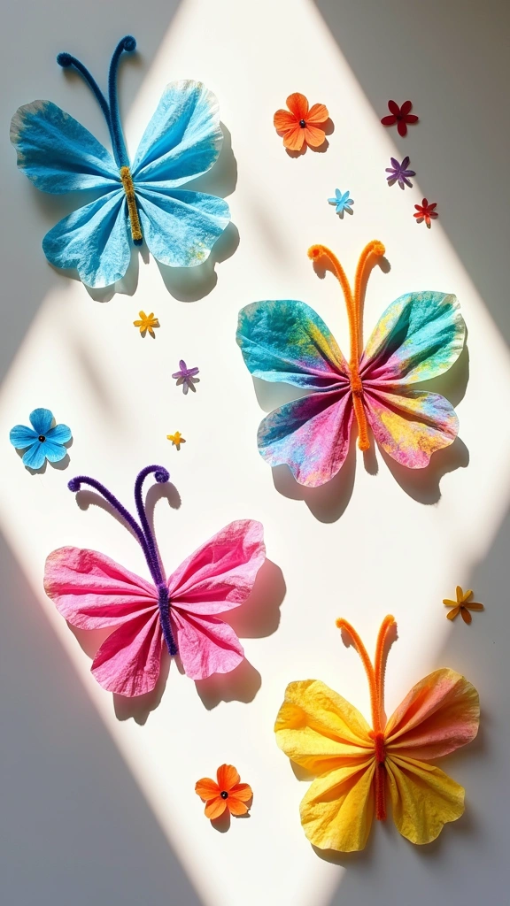 Coffee Filter Butterflies
