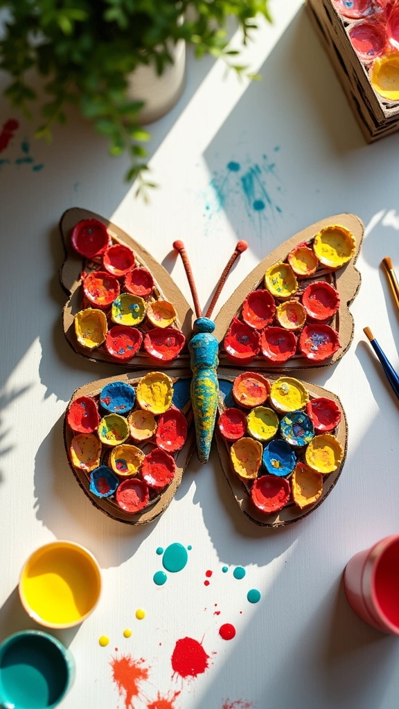 Bottle Cap Butterflies