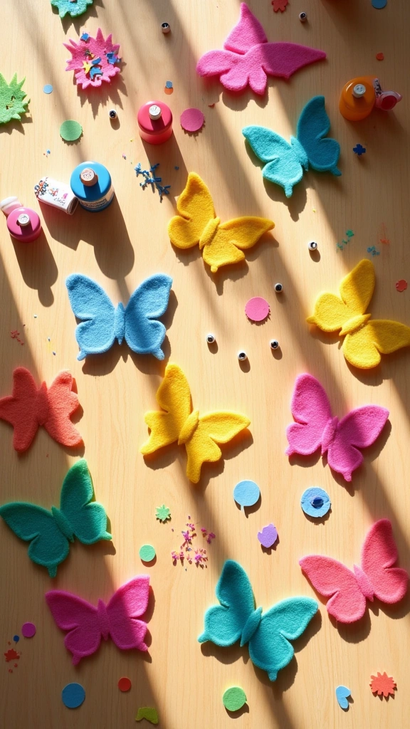 Felt Butterfly Craft