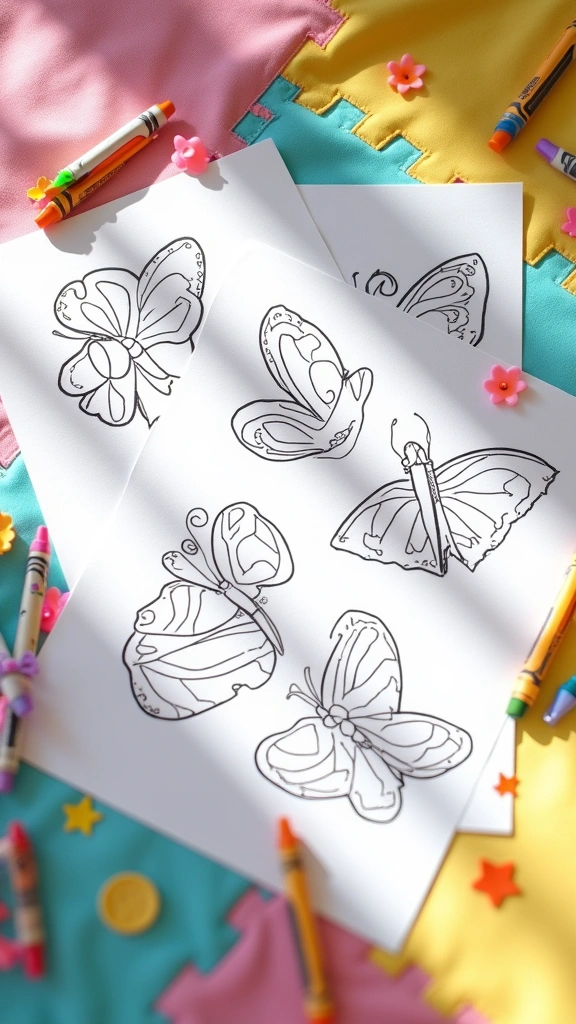Butterfly Coloring Pages