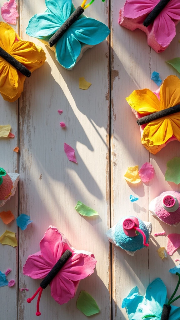 Egg Carton Butterflies
