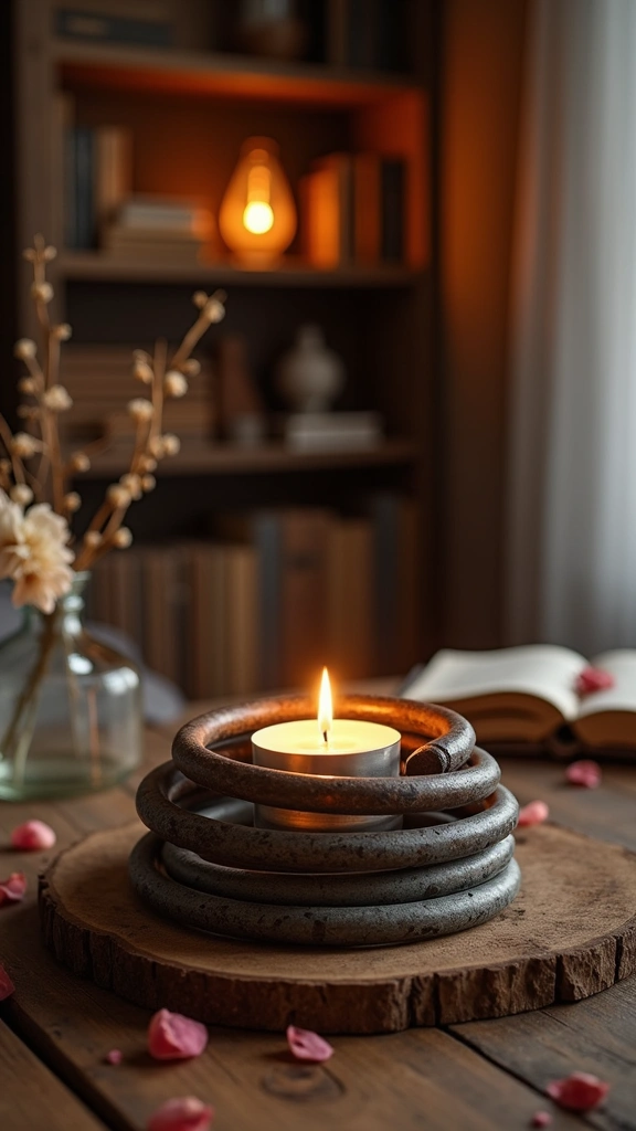 Bed Spring Candle Holder