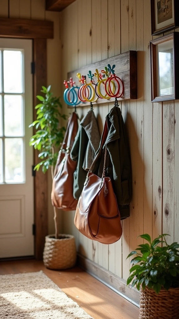 Bed Spring Coat Rack