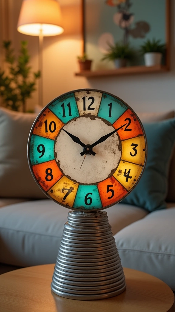 Bed Spring Clock