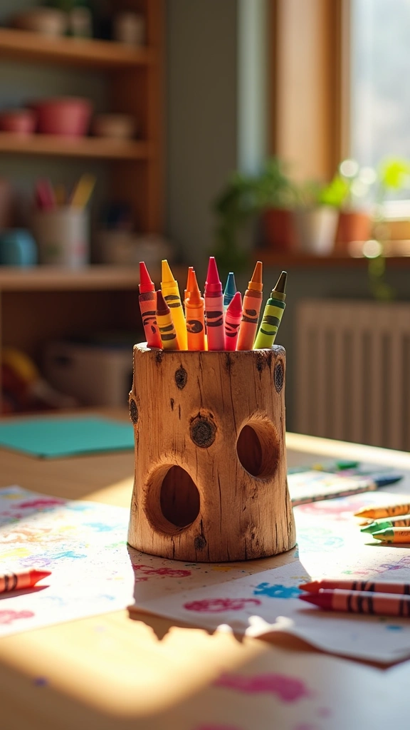 Branch Crayon Holder