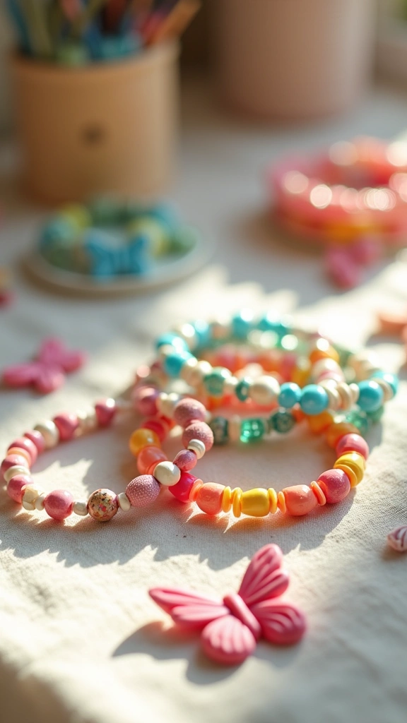 Beaded Butterfly Bracelets