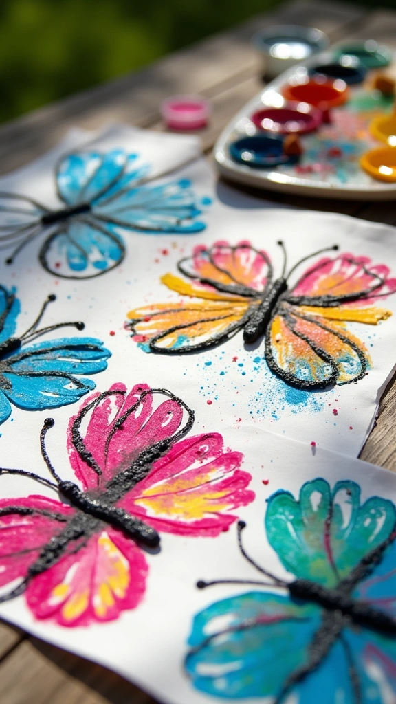 Fingerprint Butterflies