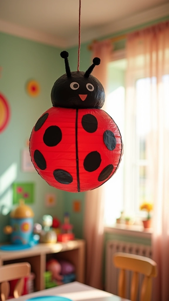 Paper Mache Ladybug