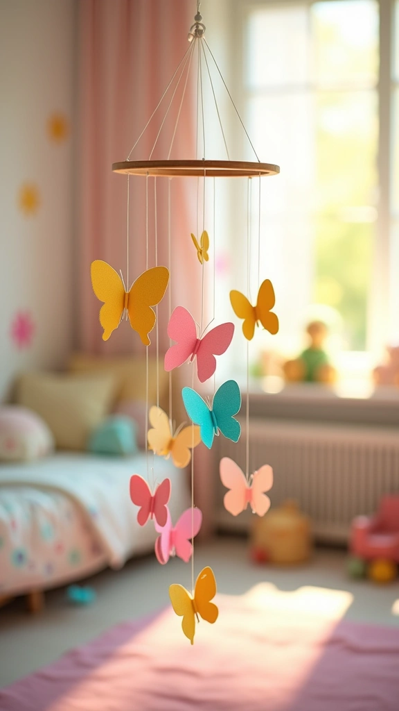 Foam Butterfly Mobile