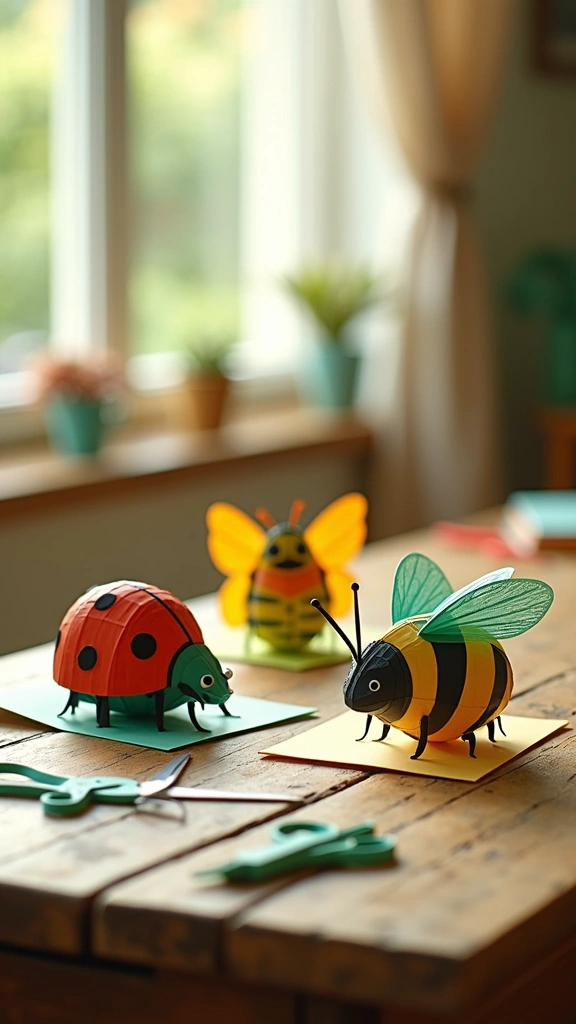 Pop-Up Insect Cards
