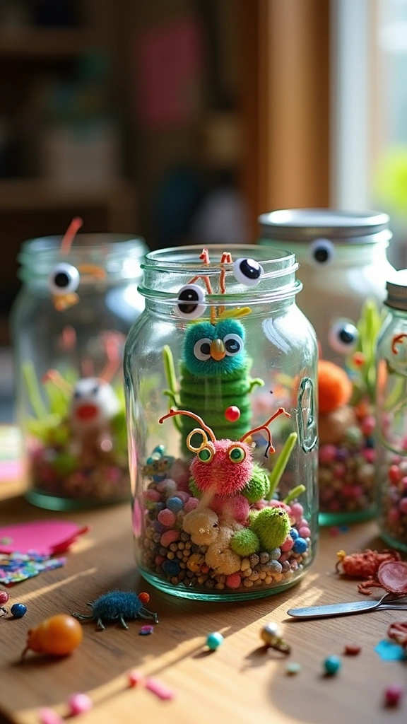 Googly-Eyed Bug Jars