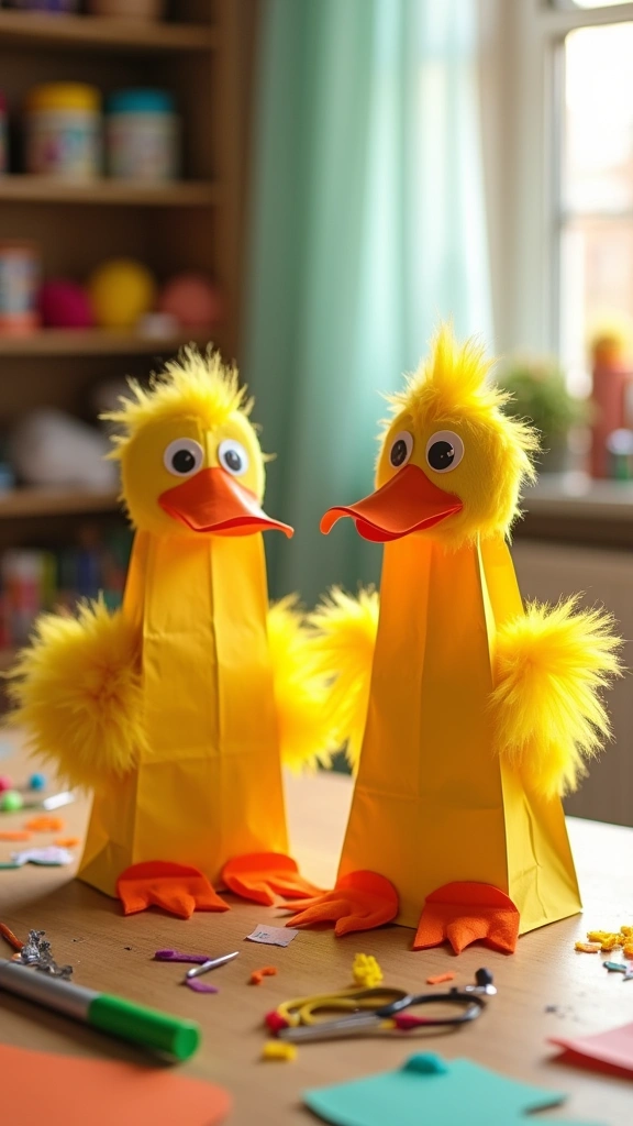 DIY Duck Puppets