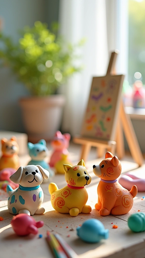 Clay Animal Figurines