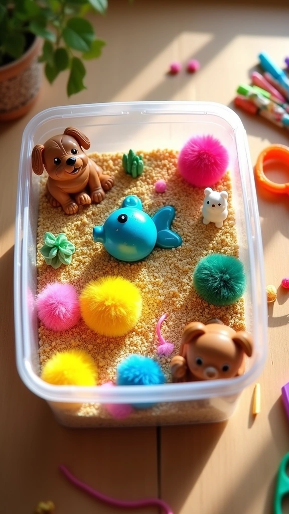Pet-Themed Sensory Bins