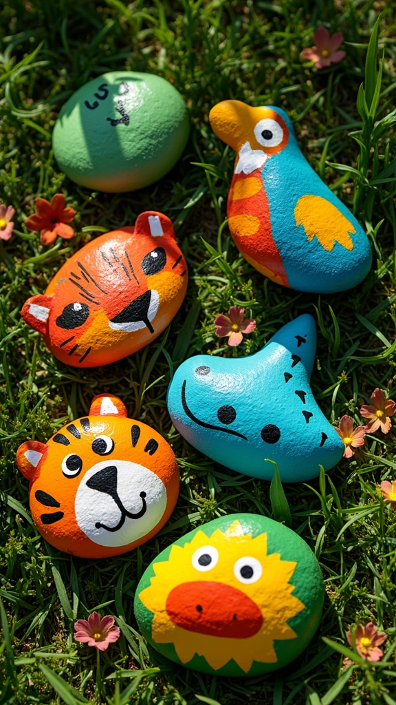 Painted Rock Animals