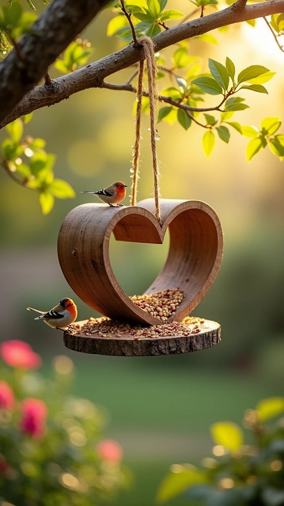 Heart-Shaped Feeder