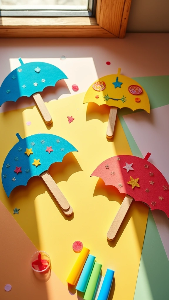 DIY Umbrella Puppets