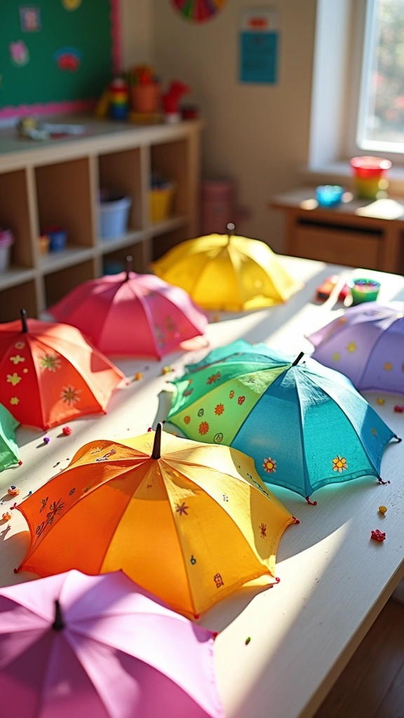 Rainbow Umbrellas