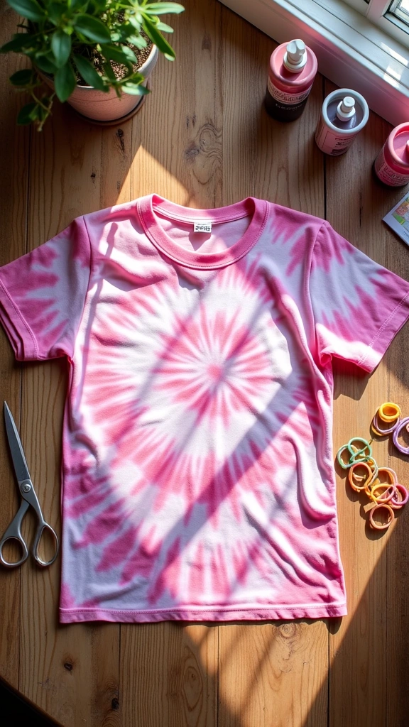 Pink Tie-Dye T-Shirt