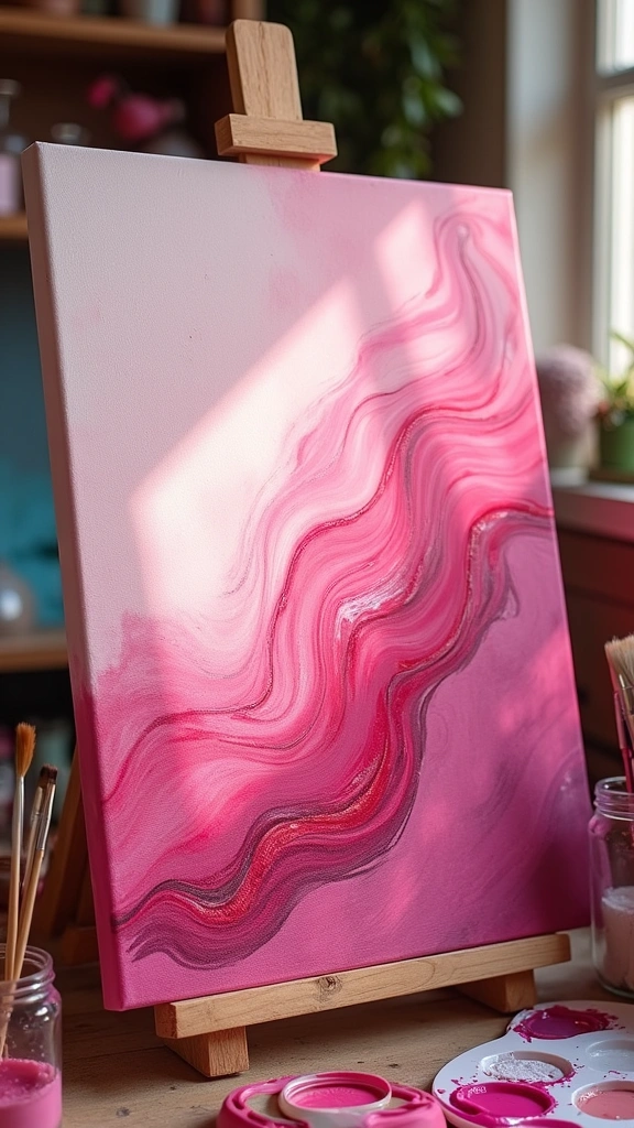 Pink Canvas Art