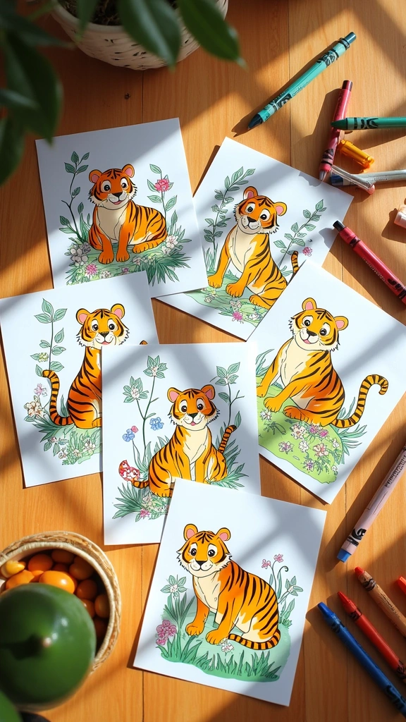 Tiger Coloring Pages