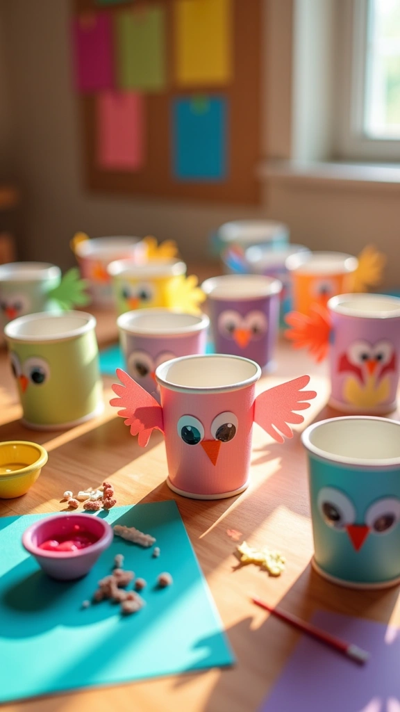 Paper Cup Owls