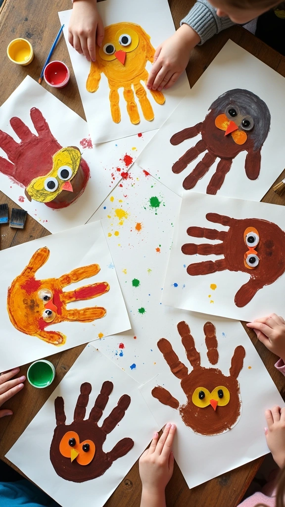Handprint Owls