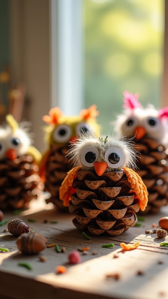 Pinecone Owls