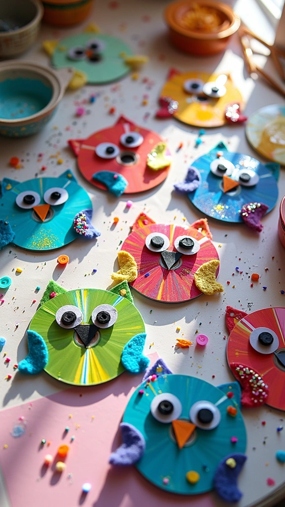 CD Owl Crafts