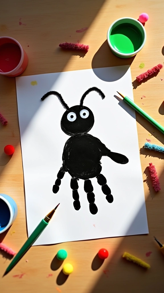 Ant Handprint Art