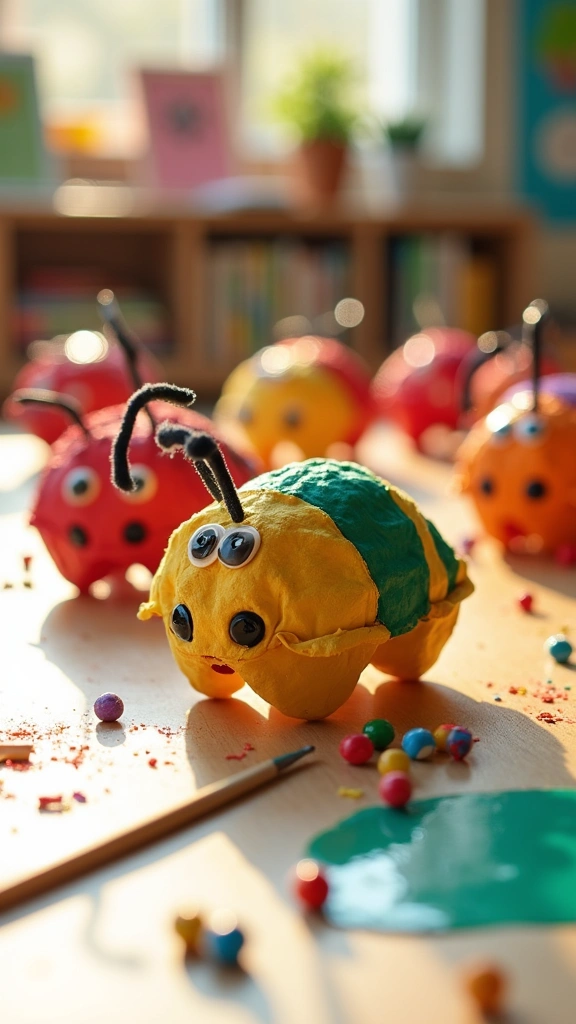 Ant Egg Carton Creatures