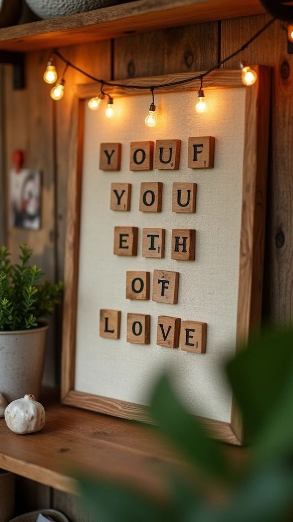 Scrabble Tile Art
