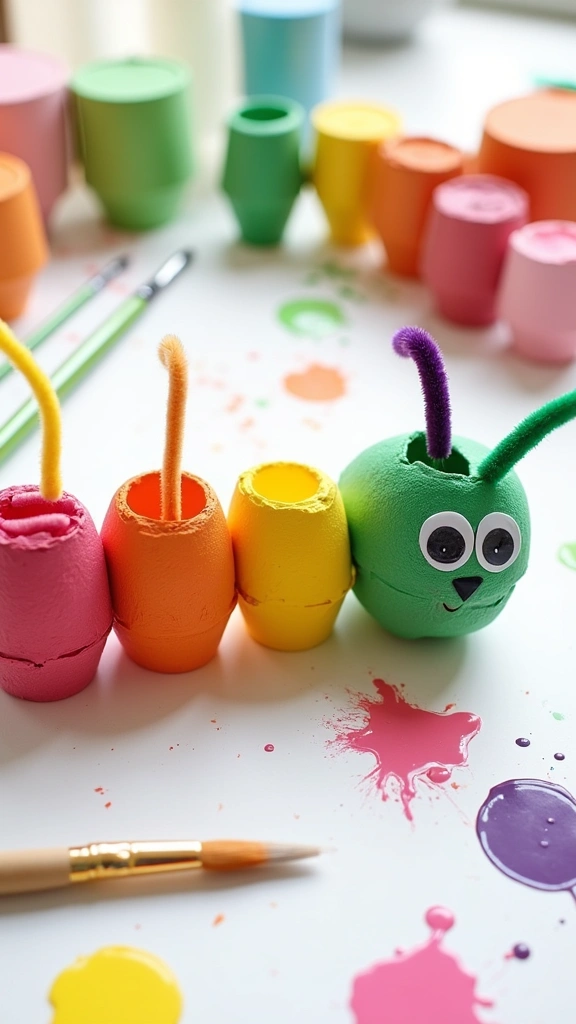 Egg Carton Caterpillar
