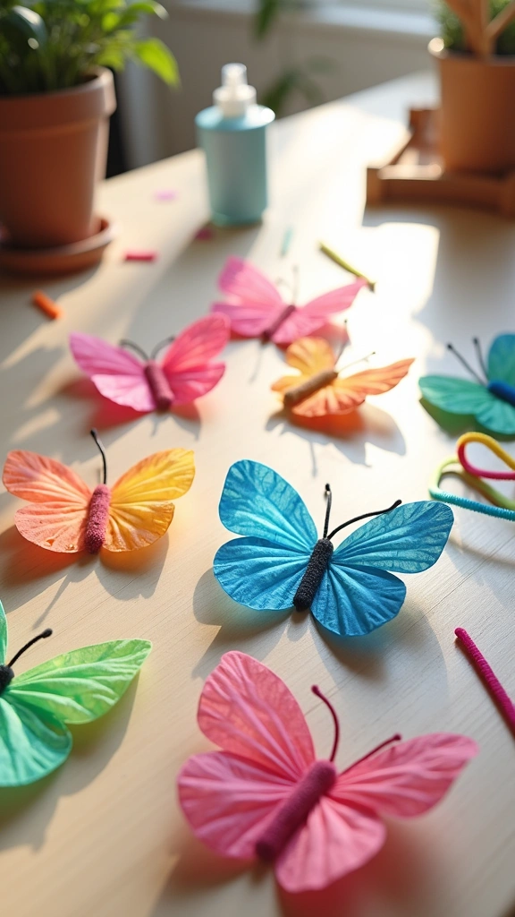 Coffee Filter Butterflies