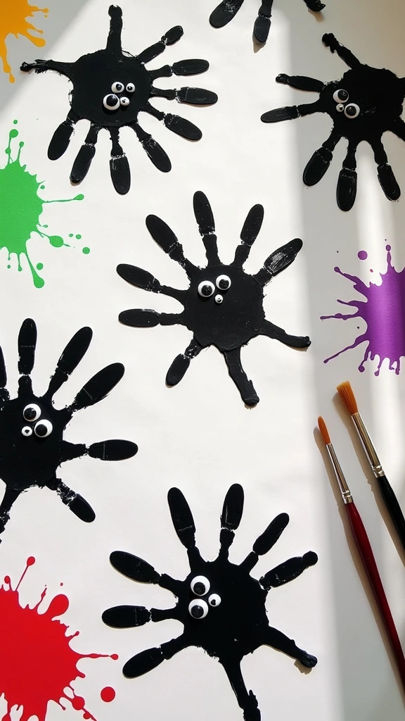 Handprint Spiders