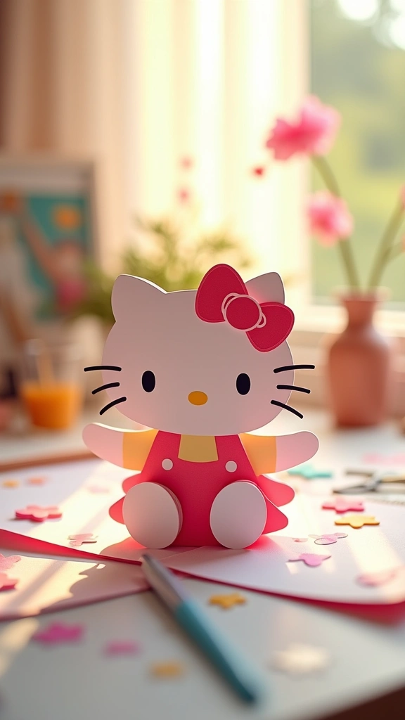 Hello Kitty Pop-Up Card