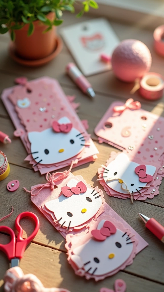 Hello Kitty Greeting Tags