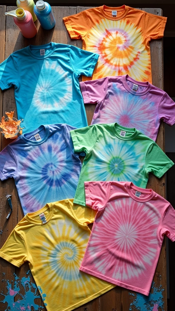 DIY Tie-Dye T-shirts