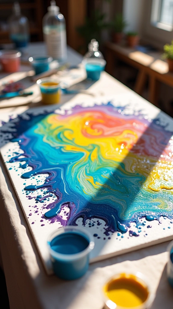 Paint Pouring Art