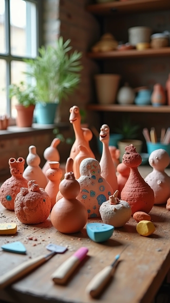 Clay Sculpture Creations